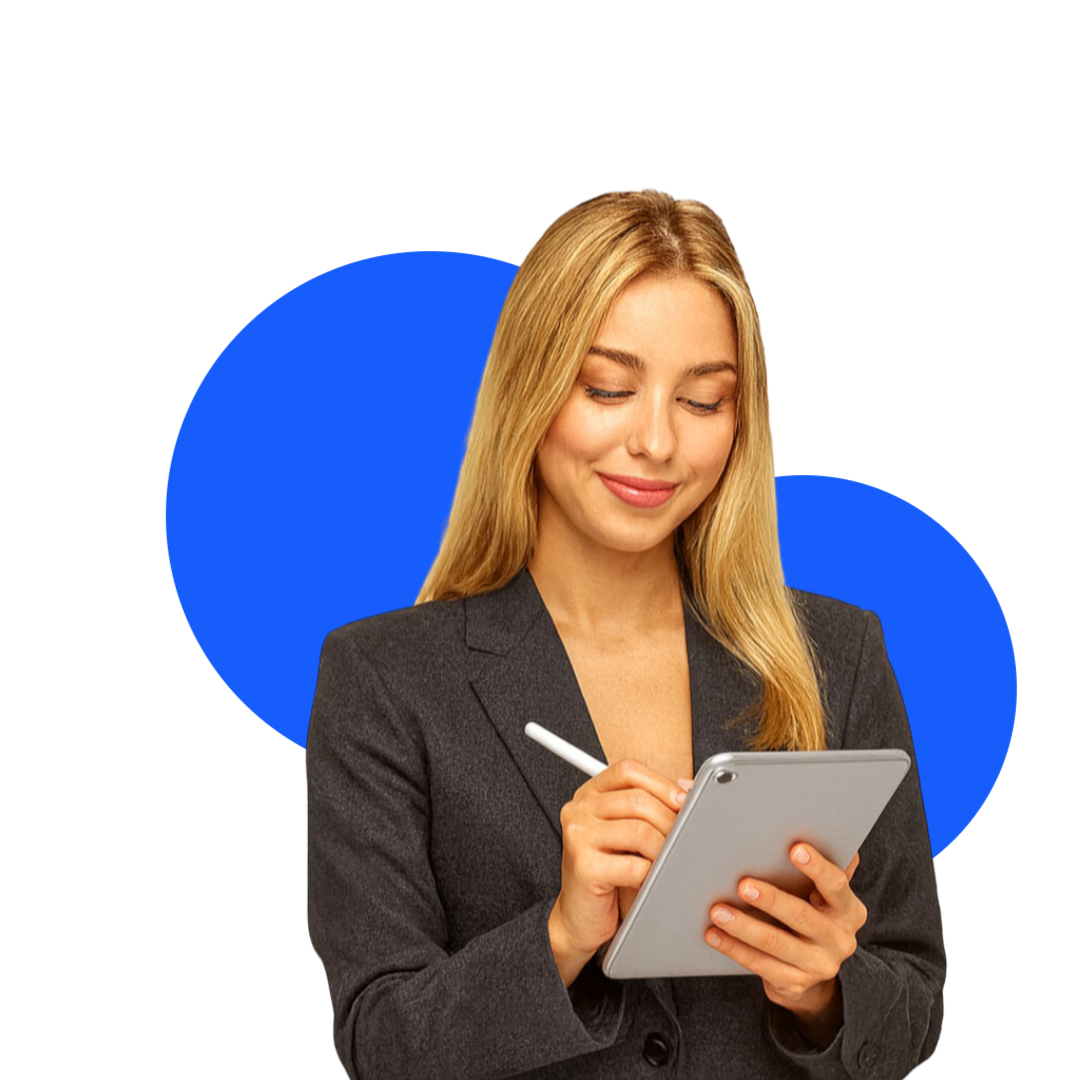 Business owner smiling confidently